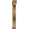 Ekena Millwork Funston Traditional Rough Sawn Bracket w/ Offset Brace, Western Red Cedar, 6"W x 36"D x 44"H BKT0604X36X44FST01RWR - alternate 4
